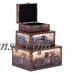 Stylish Wood Box Set of 3   565517179